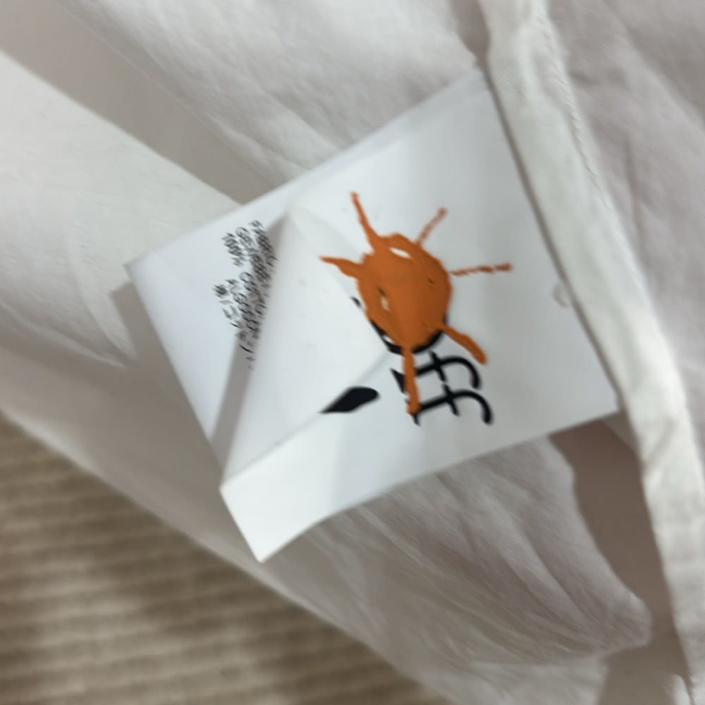 Boys Off-White Casual White and Yellow Button Down Shirt - Picture 4 of 5